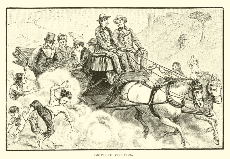 Fahrt zum Vesuv von American School