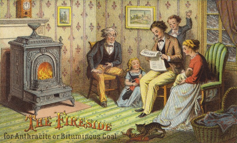 Familientreffen am Kamin von American School