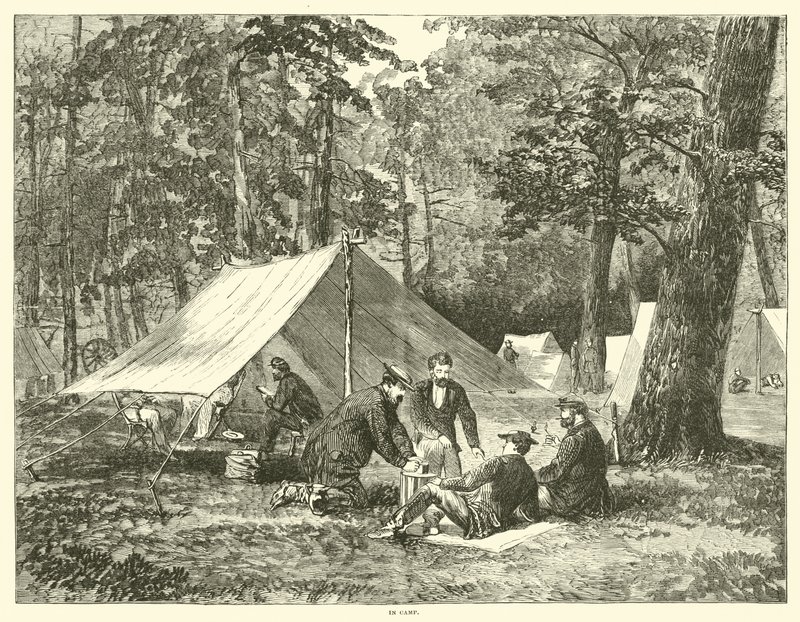 Im Lager, Juli 1863 von American School