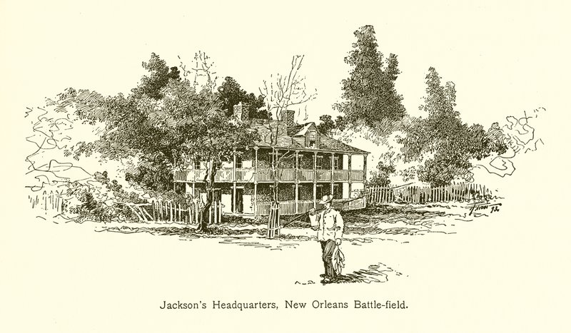 Jacksons Hauptquartier, Schlachtfeld von New Orleans von American School