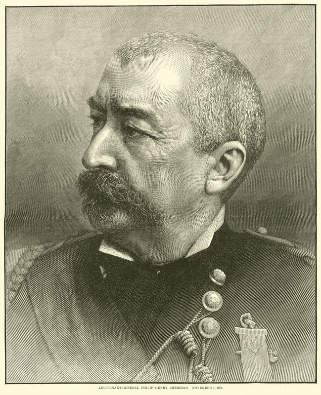 Generalleutnant Philip Henry Sheridan, 1. November 1883, Mai 1864 von American School