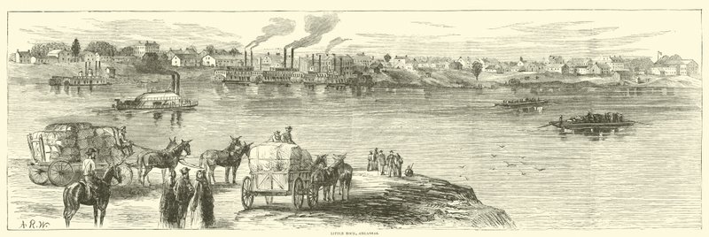 Little Rock, Arkansas, August 1863 von American School