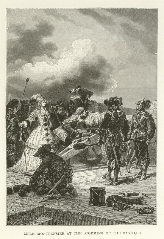 Mademoiselle Montpensier beim Sturm auf die Bastille von American School