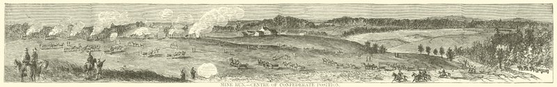 Mine Run, Zentrum der konföderierten Position, November 1863 von American School