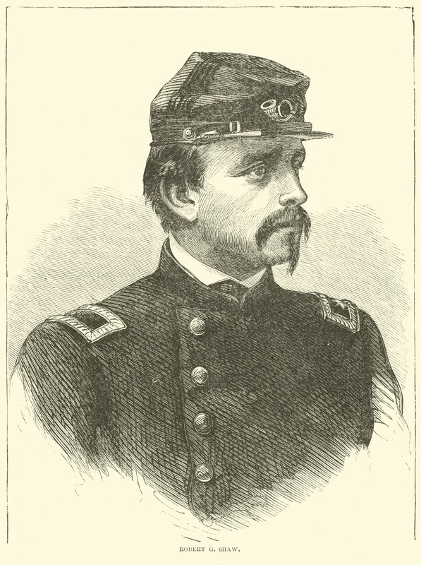 Robert G Shaw, Juli 1863 von American School