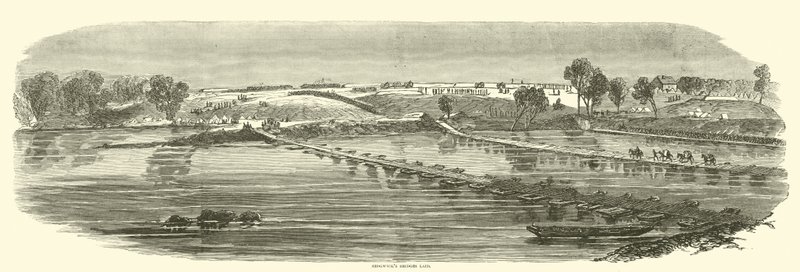 Sedgwicks Brücken verlegt, Mai 1863 von American School
