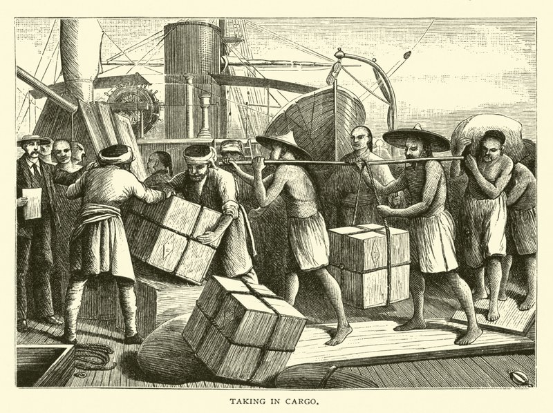 Ladung aufnehmen von American School