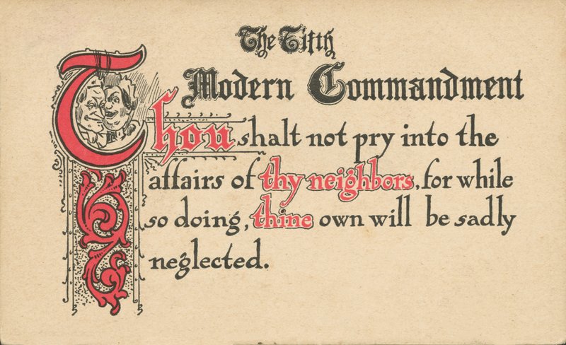 Das Fünfte Moderne Gebot von American School