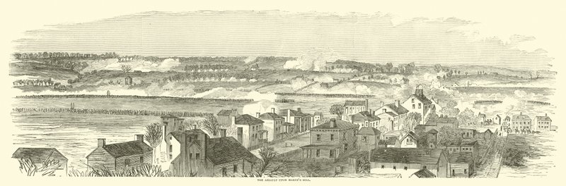 Der Angriff auf Maryes Hill, Dezember 1862 von American School