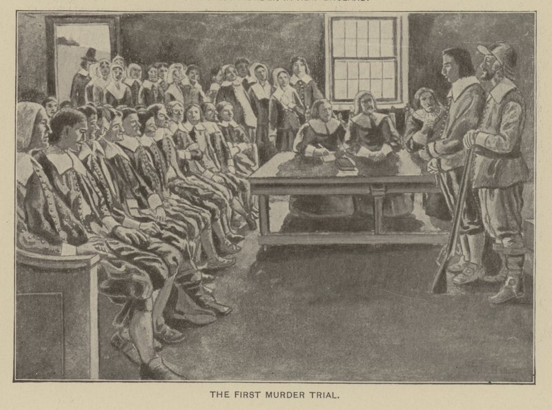 Der erste Mordprozess in Neuengland von American School