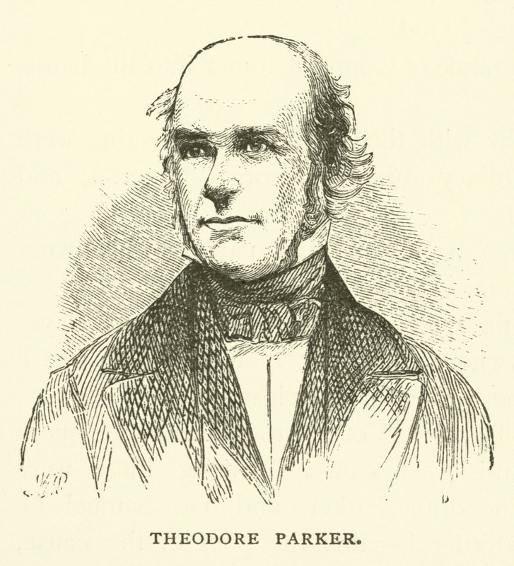 Theodore Parker, amerikanischer Unitarierminister, Transzendentalist und Abolitionist von American School
