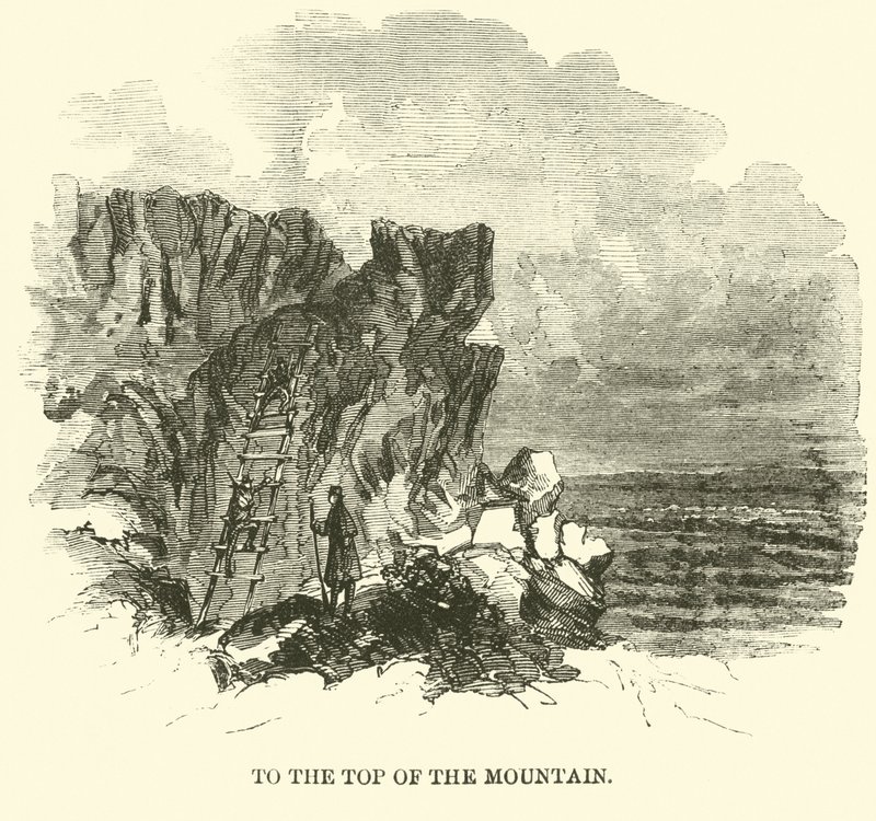 Zum Gipfel des Berges, November 1863 von American School