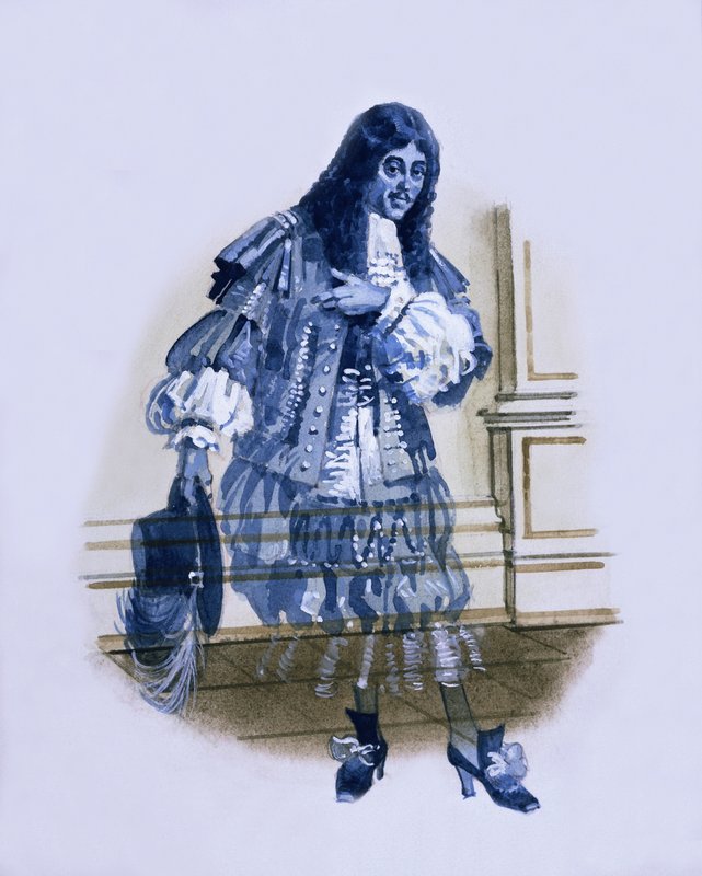 Geist, von einigen als George Villiers, 2. Herzog von Buckingham, angesehen von Andrew Howat