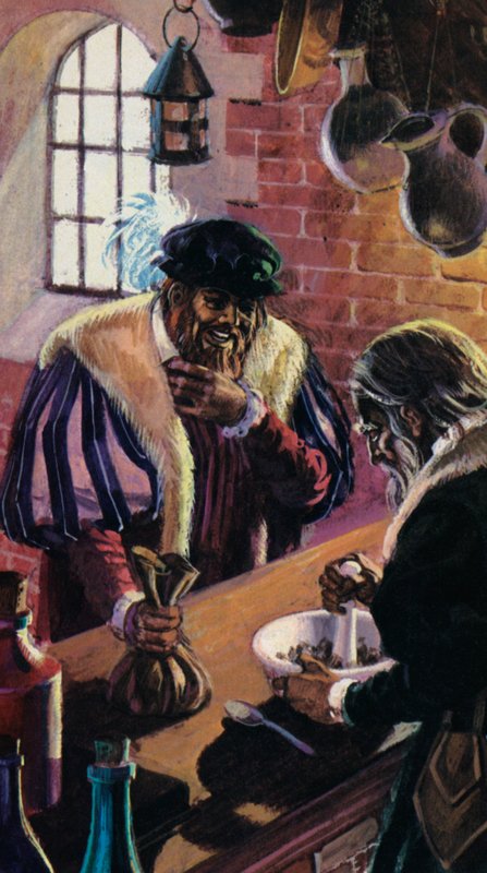 Kauf von Einhornpulver im Mittelalter von Andrew Howat