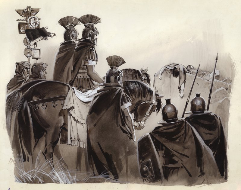 Brutus und Cassius tot von Angus McBride