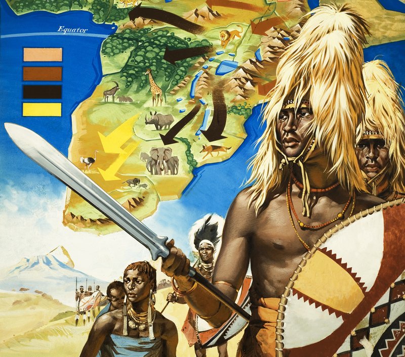 Der Masai-Stamm Afrikas von Angus McBride