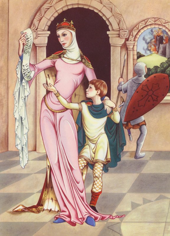 Königin Mathilde und ihr Sohn Heinrich von Anne & Johnstone Janet (1928 79) Johnstone