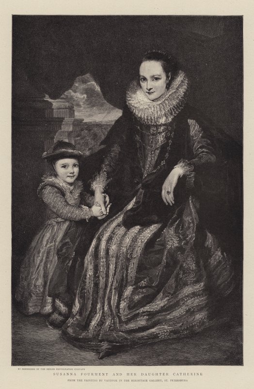 Susanna Fourment und ihre Tochter Catherine von Anthony van Dyck