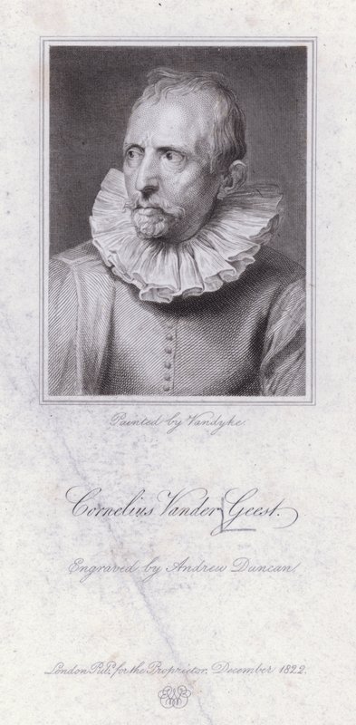 Cornelis van der Geest, flämischer Gewürzhändler und Kunstsammler von Anthony van (after) Dyck
