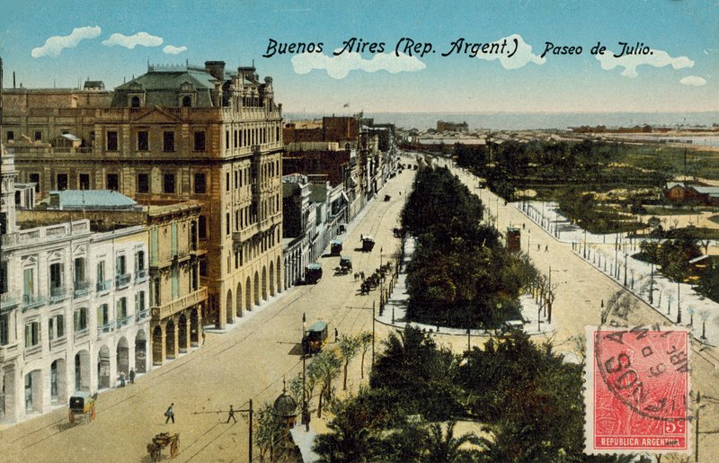 Paseo de Julio, Buenos Aires, Argentinien von Argentinian Photographer