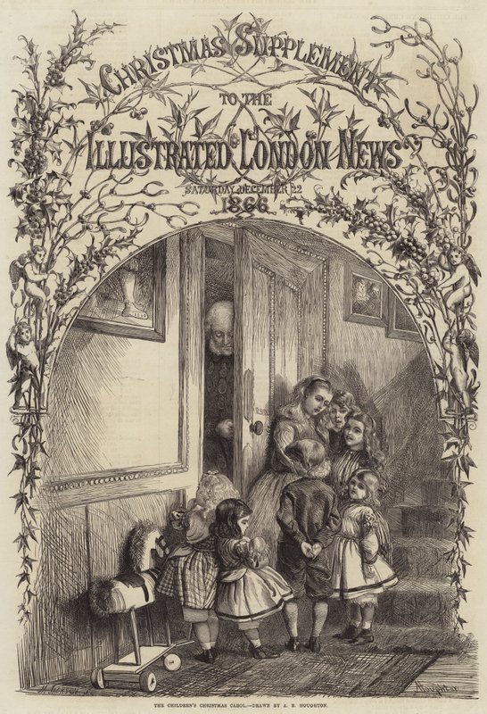 Das Weihnachtslied der Kinder von Arthur Boyd Houghton