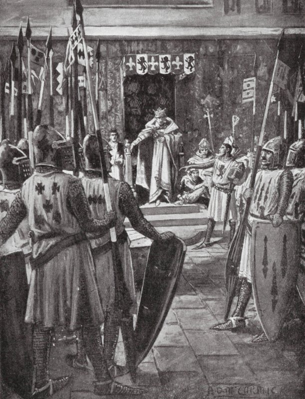 Heinrich III. und die Barone von Arthur David (after) McCormick