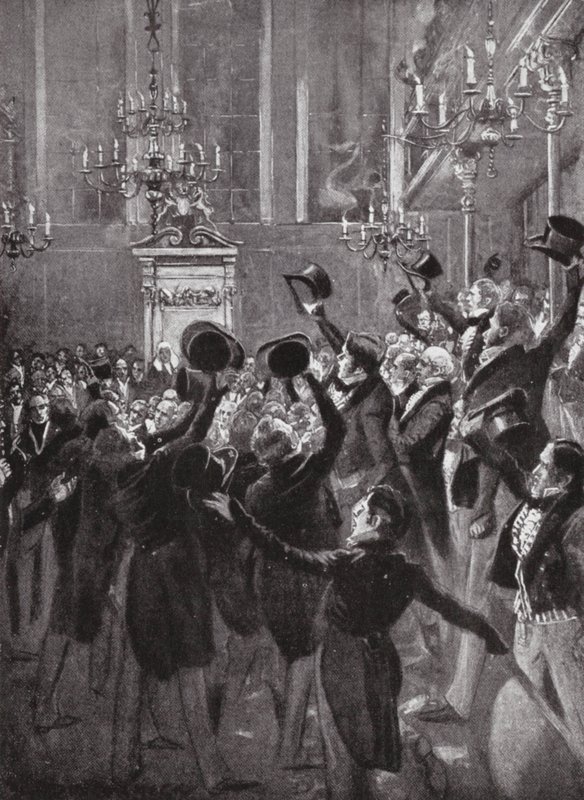 Die Verabschiedung der zweiten Lesung des ersten Reformgesetzes von Arthur David (after) McCormick