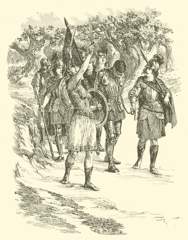 Die Abenteuer von Sir Artegall, Königin der Amazonen von Arthur George Walker