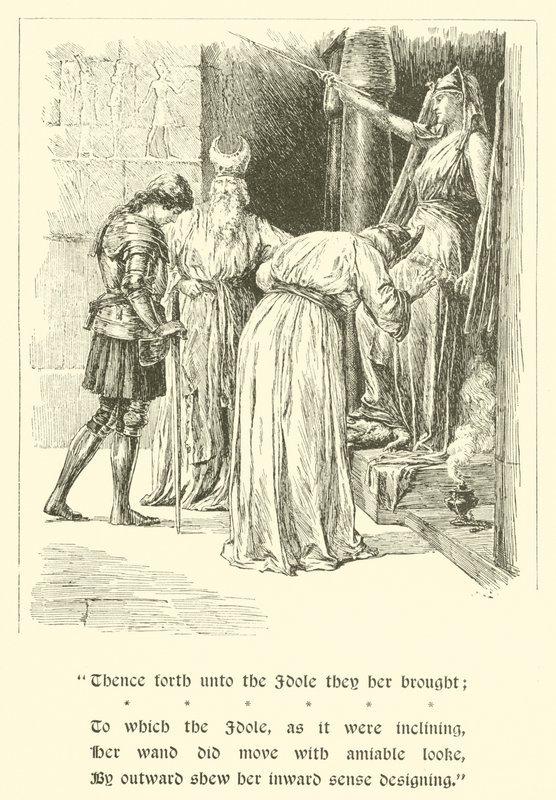Die Abenteuer von Sir Artegall, Radigund und Britomart von Arthur George Walker