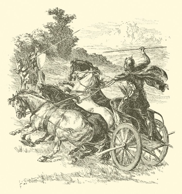 Die Abenteuer von Sir Artegall, die Pferde des Sultans von Arthur George Walker