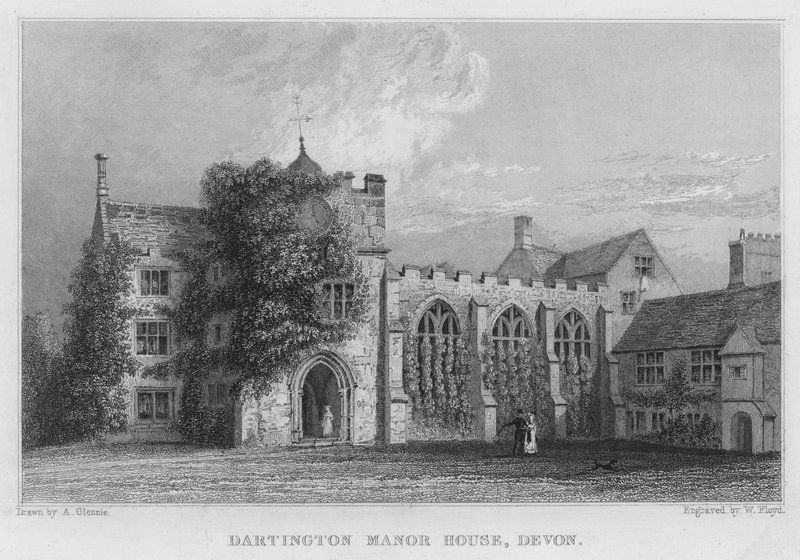Darlington Manor House, Devon von Arthur Glennie