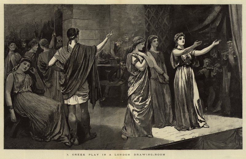 Ein griechisches Schauspiel in einem Londoner Salon von Arthur Hopkins