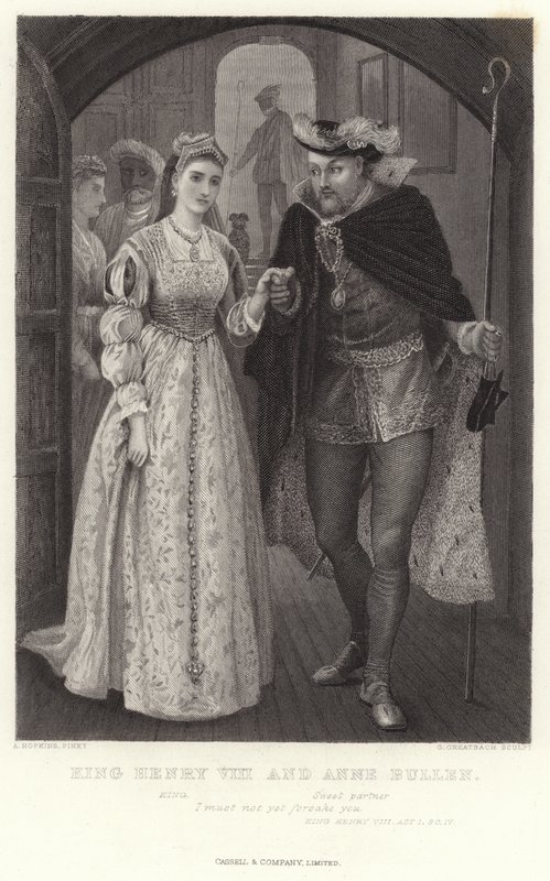König Heinrich VIII. und Anne Bullen, König Heinrich VIII., Akt I, Szene IV von Arthur Hopkins