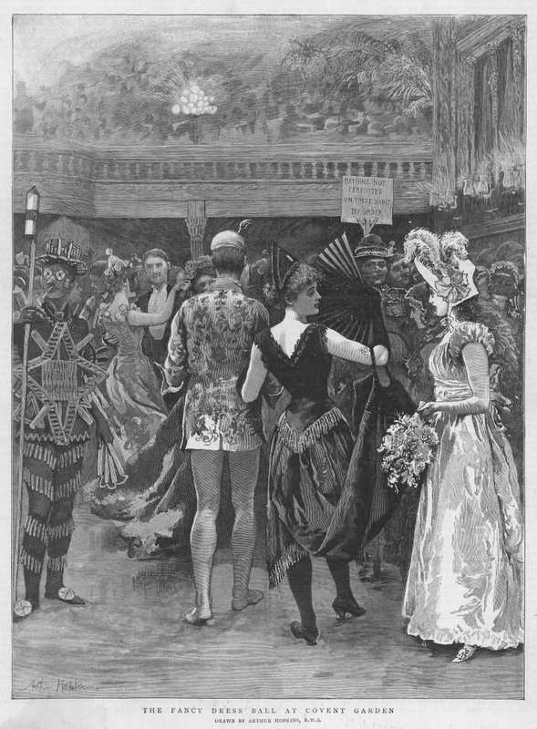 Der Kostümball im Covent Garden von Arthur Hopkins