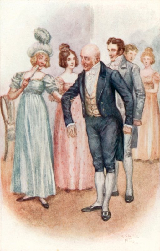 Illustration für Emma von Jane Austen von Arthur Wallis Mills
