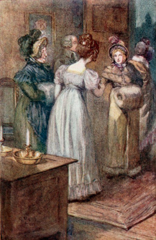 Illustration für Emma von Jane Austen von Arthur Wallis Mills