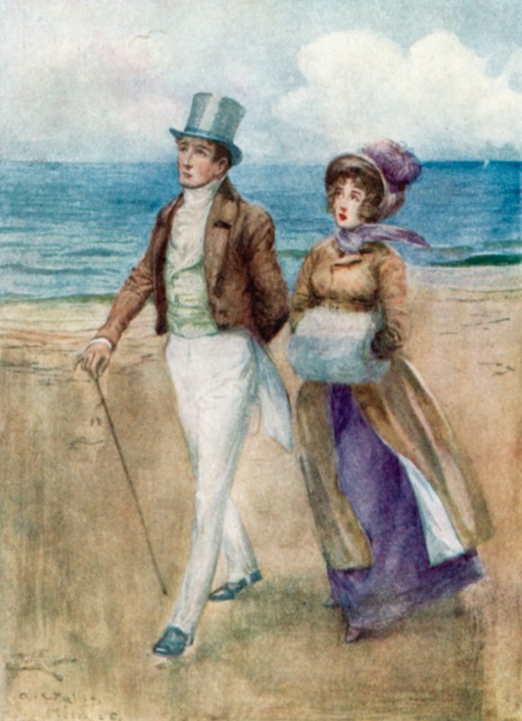 Illustration für Persuasion von Jane Austen von Arthur Wallis Mills