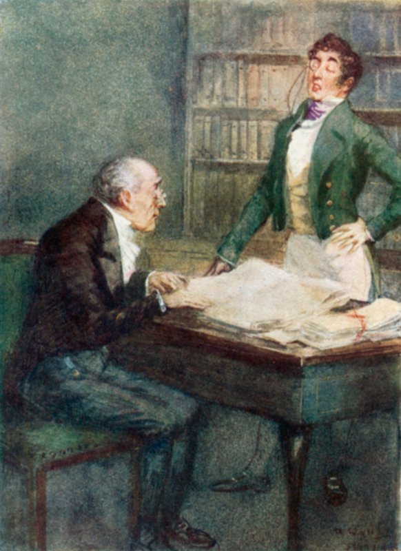 Illustration für Überredung von Jane Austen von Arthur Wallis Mills