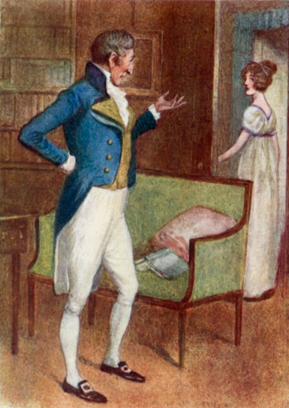 Illustration für Stolz und Vorurteil von Jane Austen von Arthur Wallis Mills