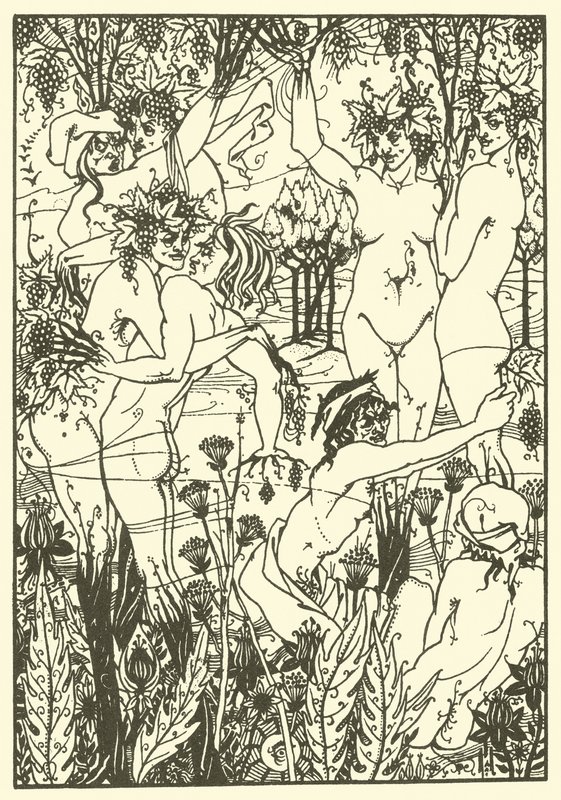 Die Falle von Vintage 1894 von Aubrey (after) Beardsley