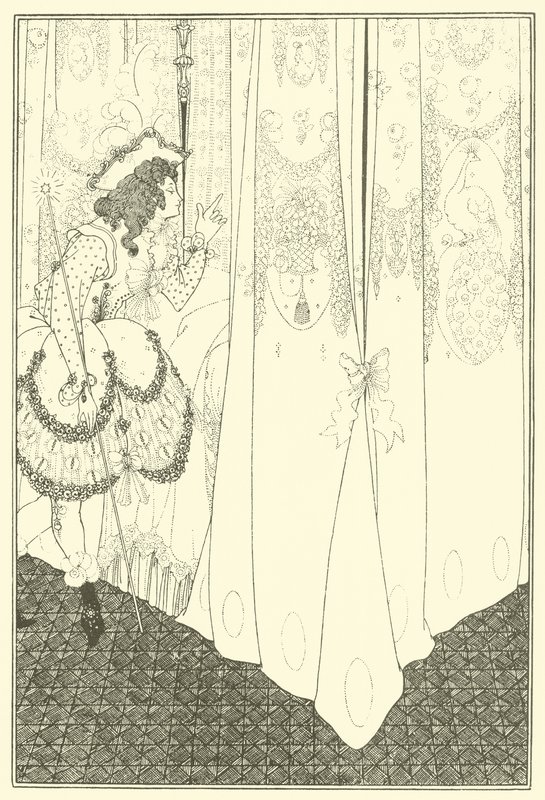 Der Traum aus Der Lockenraub von Aubrey Beardsley