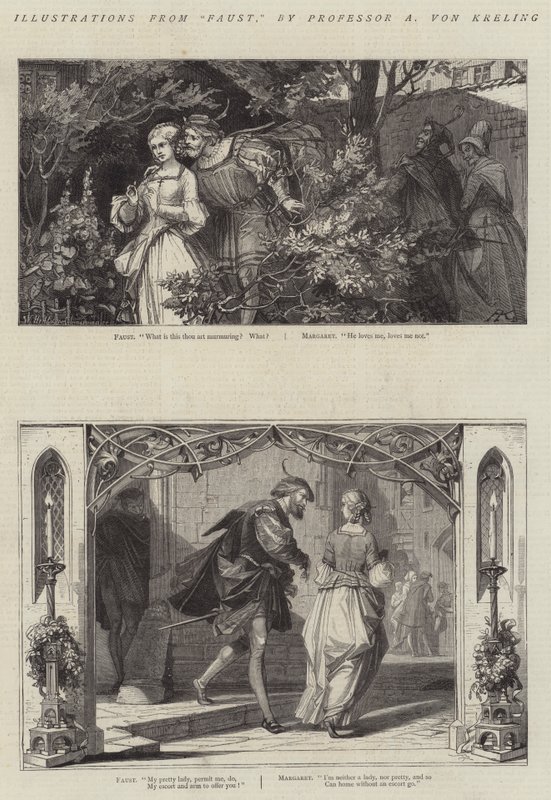 Illustrationen aus Faust von August von Kreling