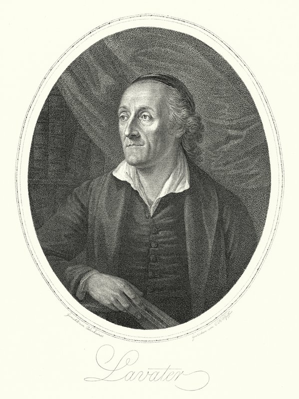 Johann Kaspar Lavater, Schweizer Theologe, Autor und Physiognom (Gravur) von August Friedrich Oelenhainz