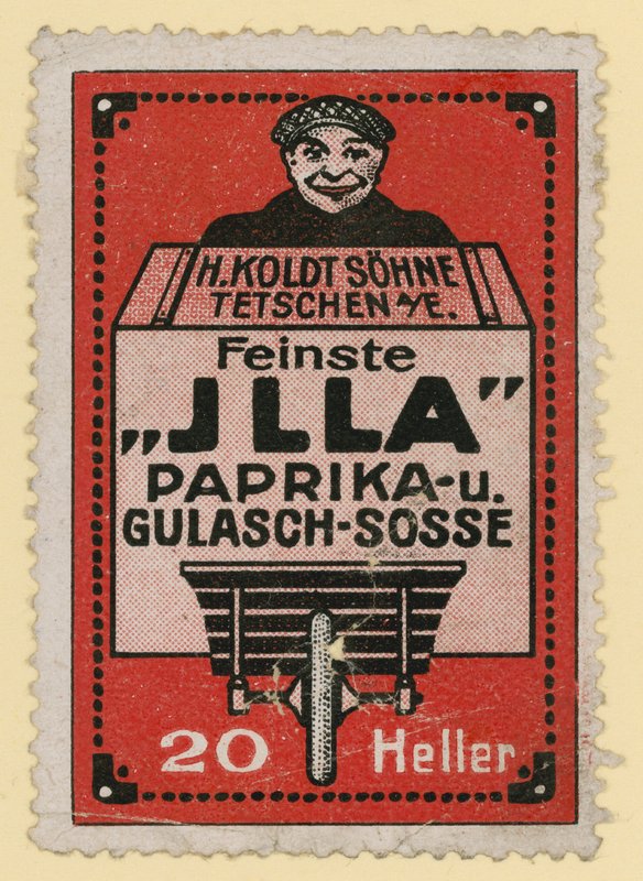 Werbung für Jlla Paprika und Gulaschsauce von Austrian School