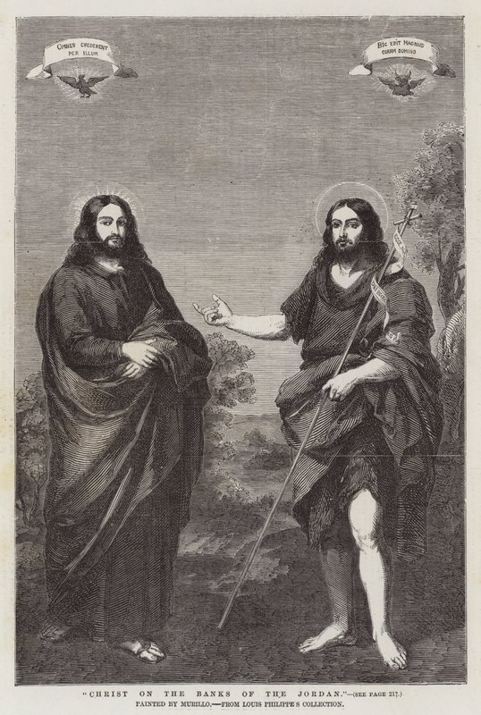Christus am Ufer des Jordan, aus der Sammlung von Louis Philippe von Bartolomé Esteban Murillo