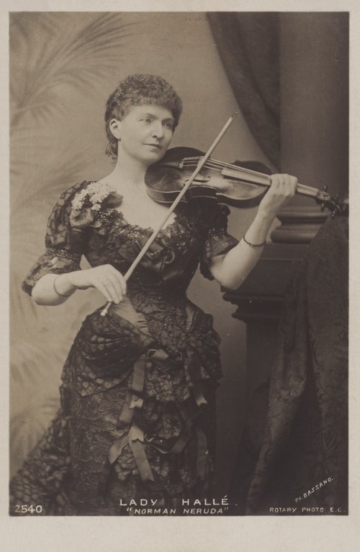 Wilma Neruda, Lady Halle, mährische Geigerin von Belgian Photographer
