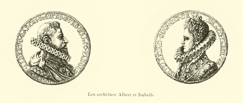 Albert VII., Erzherzog von Österreich und Isabella von Spanien, Statthalter der Spanischen Niederlande von Belgian School