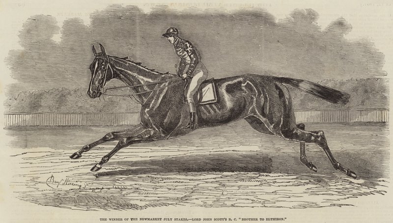Der Gewinner der Newmarket July Stakes, Lord John Scotts BC Bruder zu Elthiron von Benjamin Herring