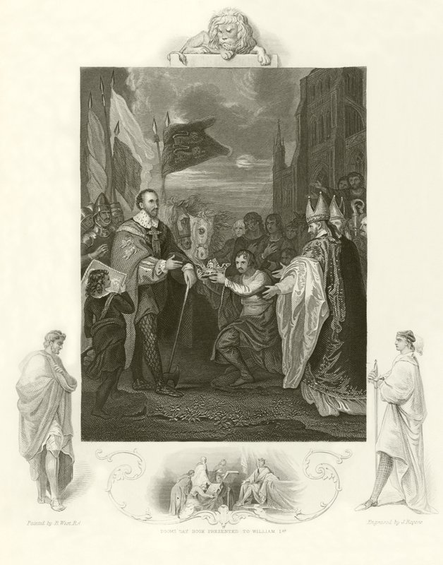 Wilhelm I. erhält die Krone von England von Benjamin West