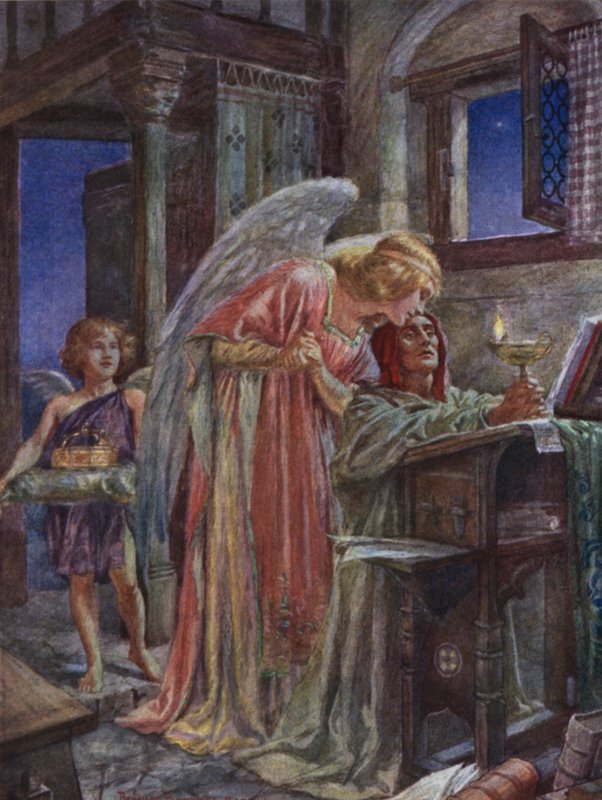 Szene aus Rabbi Ben Ezra von Robert Browning von Bernard Partridge